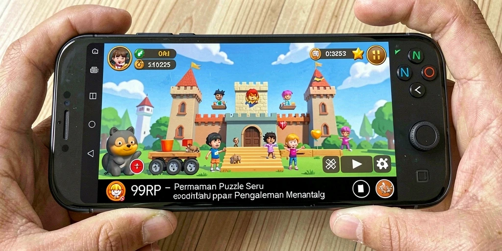 Tampilan gameplay 99RP dengan teka-teki yang menantang.