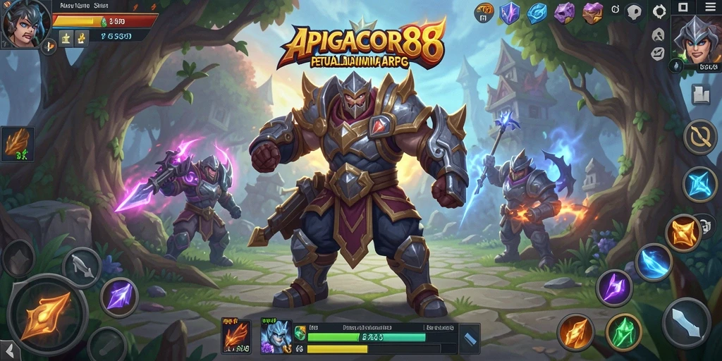 Tangkapan layar gameplay menampilkan pertarungan seru dan grafik menawan dari APIGACOR88.