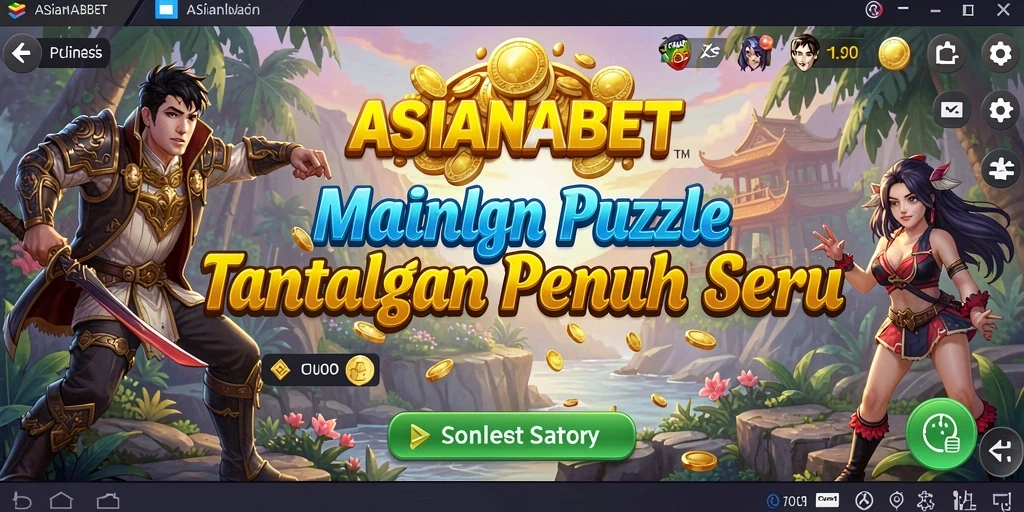 Tampilan gameplay ASIANABET yang seru dengan berbagai teka-teki menarik.