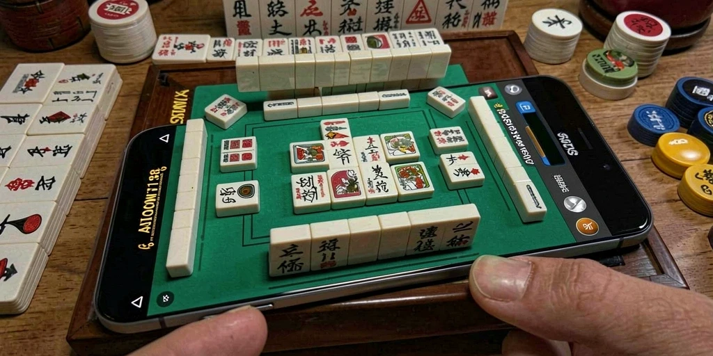 Tampilan layar permainan ATOM138 yang menampilkan momen seru saat bermain Mahjong.