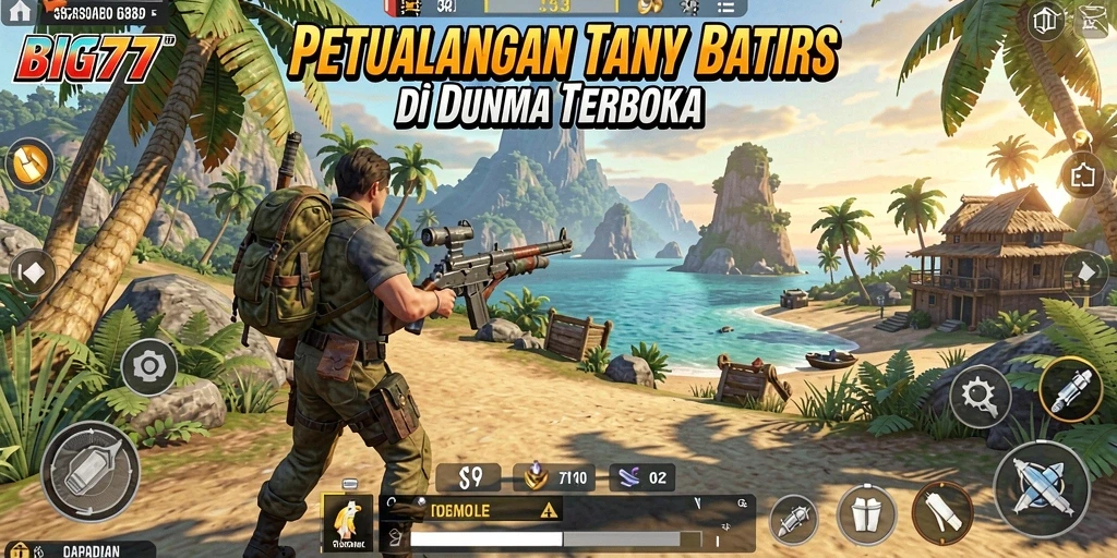 Tampilan gameplay BIG77 yang menakjubkan dalam dunia terbuka.