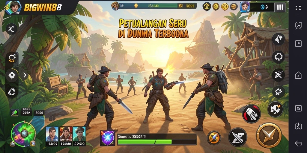 Gameplay seru BIGWIN88 dengan eksplorasi dunia yang luas.