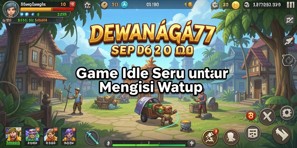 Screenshot gameplay DEWANAGA77 menampilkan aksi Idle yang menarik.