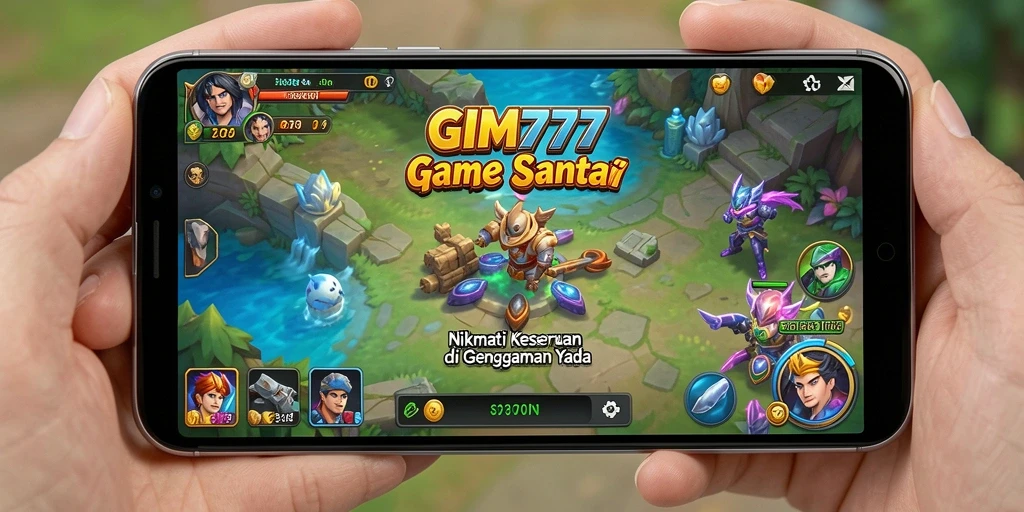 Tampilan gameplay GIM777 yang menarik dan penuh warna.