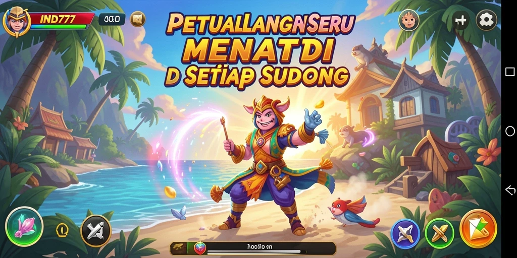 Tampilan gameplay IND777 yang menakjubkan dan penuh aksi.