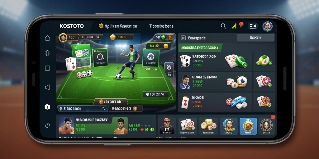 Tampilan menarik dari gameplay sportsbook KOSTOTO.