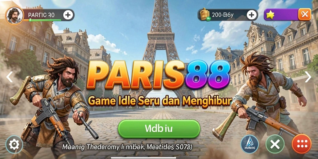 Screenshot gameplay PARIS88 yang menunjukkan pengalaman Idle yang menarik.
