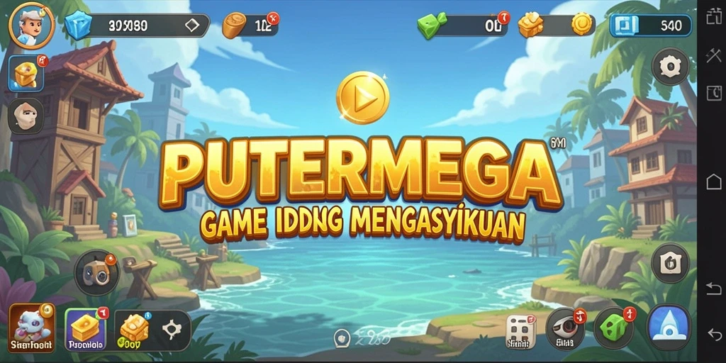 Tampilan gameplay PUTERMEGA yang menawan dan mengasyikkan.