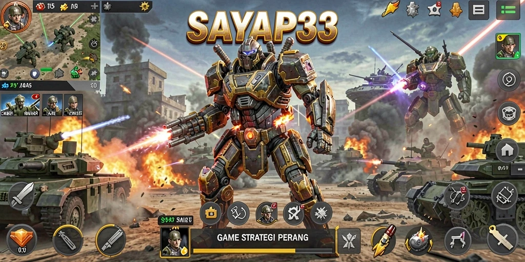 Tampilan gameplay SAYAP33 yang seru dan strategis.
