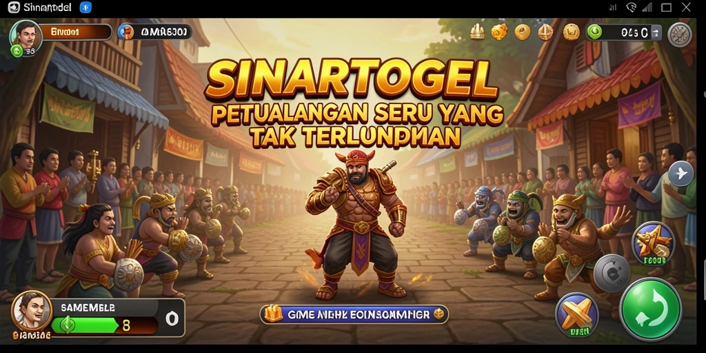Screenshot gameplay SINARTOGEL menampilkan petualangan mendebarkan.