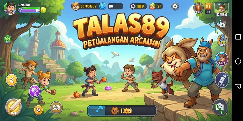 Tampilan seru dari gameplay TALAS89 dengan banyak aksi arcade.