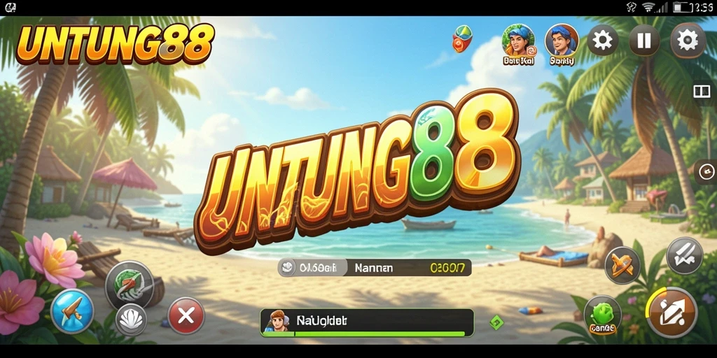 Screenshot UNTUNG88 menampilkan momen seru dalam gameplay santai.