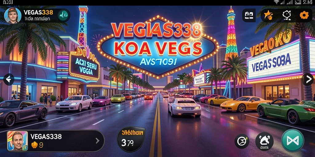 Tangkapan layar menunjukkan aksi seru dalam VEGAS338.