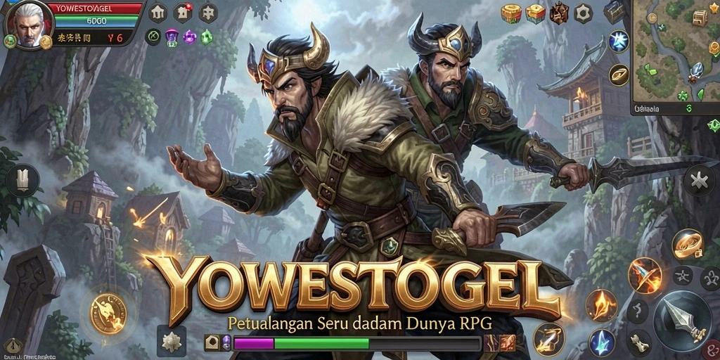 Screenshot gameplay YOWESTOGEL yang menampilkan aksi seru di dunia RPG.