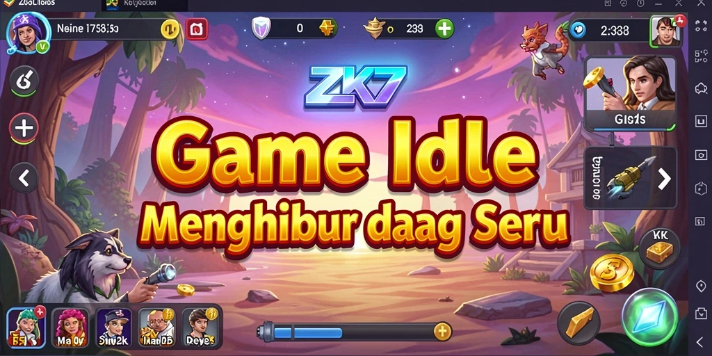 Gameplay ZK7 yang menarik dengan elemen Idle yang seru.